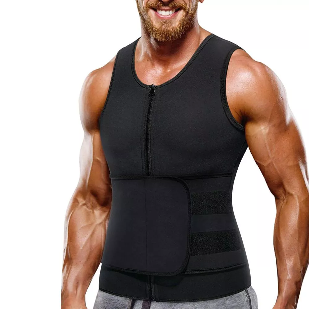 Jelek Sauna Sweat Mens për Trajner beli